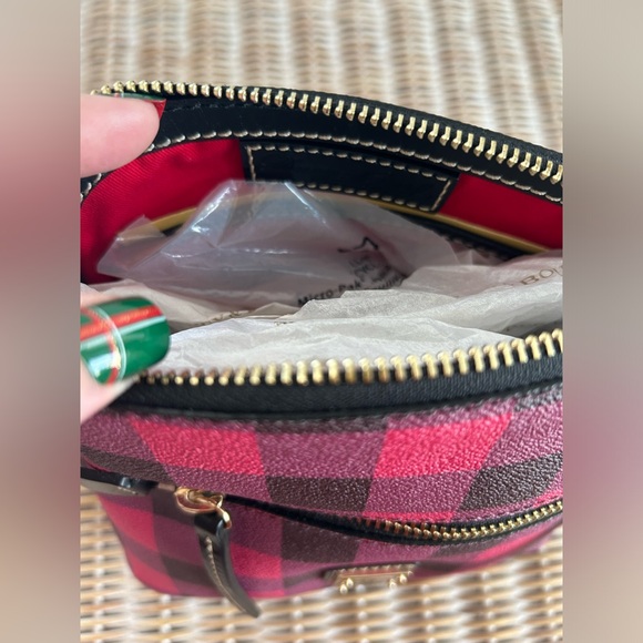 Dooney & Bourke Tucker Domed Crossbody Red - Picture 8 of 10